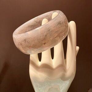 Swirled Pattern Acrylic Bangle